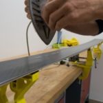 The universal wax is generously applied. | Photo: Franz Mösbauer